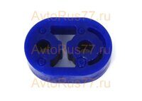 Подушка глушителя для а/м Газель 3302,31105,33104 (овал) полиуретан (синий)