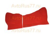 Ковры салона для а/м Газель Next (материал EVA) (рычаг кпп на панели) красный "3D формованные"