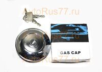 Крышка бензобака для а/м ГАЗ-2410,ВАЗ 2101-07,2121 с ключом (хром)