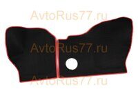 Ковры салона для а/м Газель Next (материал EVA) черный + красный кант "3D формованные"