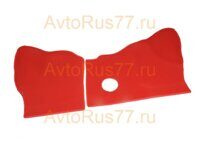 Ковры салона для а/м Газель 3302 (материал EVA) красный "3D формованные"